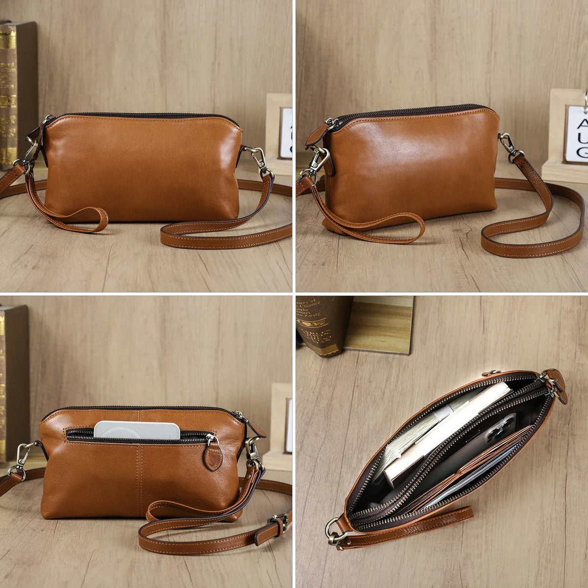 CONTACT'S Genuine Leather Sling Shoulder Bags