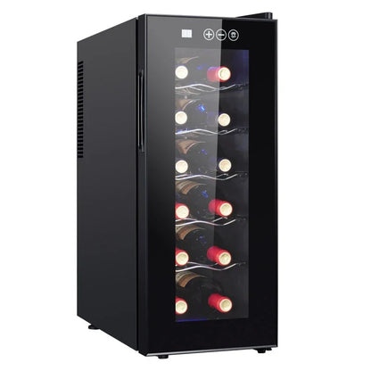 8/12-Bottle Wine Cooler | Compact Peltier-Type Countertop Wine Cooler |