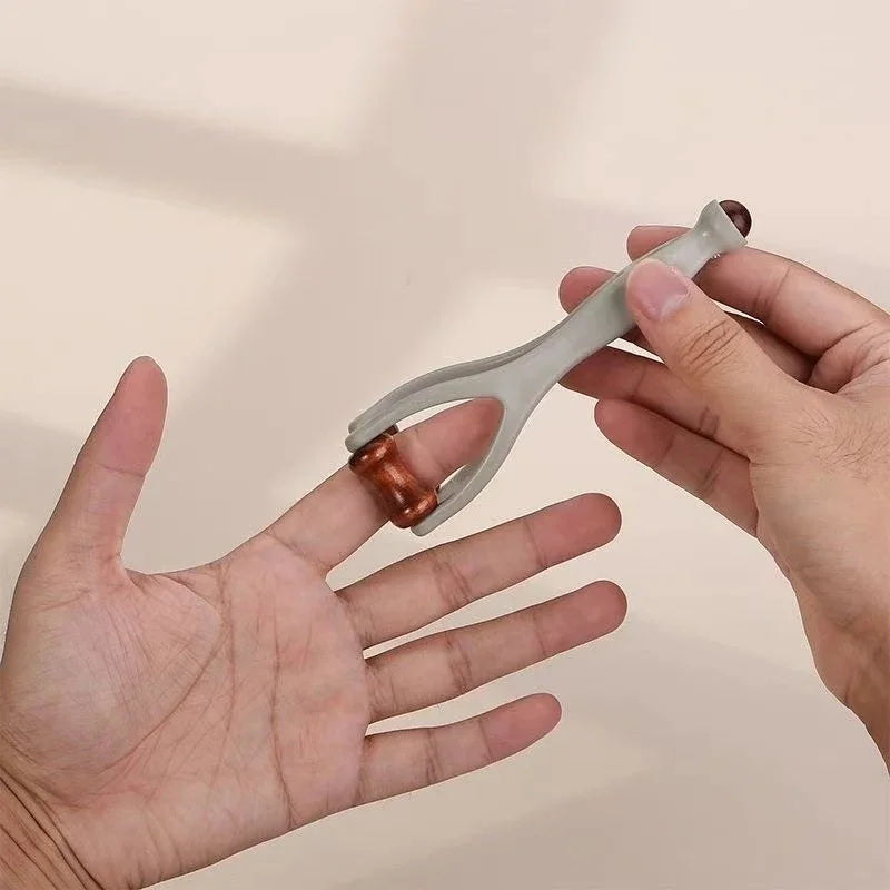 Finger Massager Dual-Row Roller Design Easy Use Relieve Finger Fatigue
