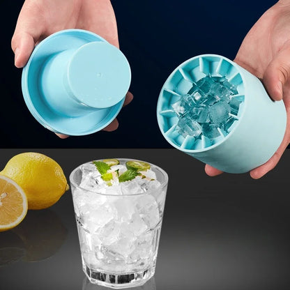 Ice Bucket Cup Mold Ice Cubes Tray Food Grade Quickly Freeze