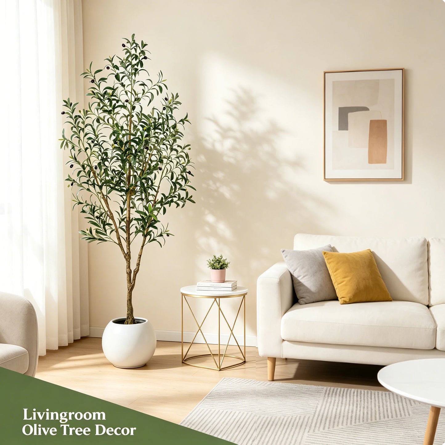 Artificial Indoor Olive Tree