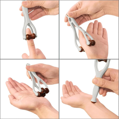 Finger Massager Solid Wood Finger Massage Roller