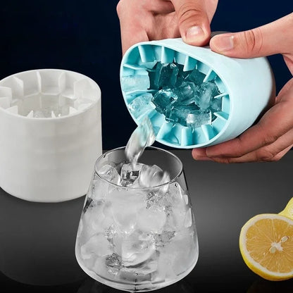 Ice Bucket Cup Mold Ice Cubes Tray Food Grade Quickly Freeze