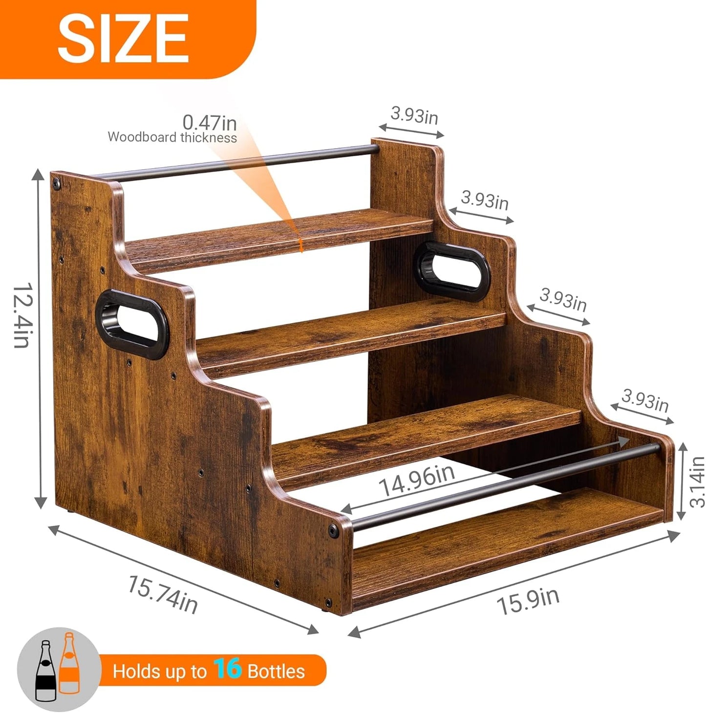 Bottle Display Shelf
