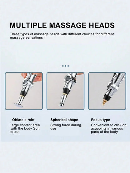 Meridian Pen Electronic Energy Circulation Massage Pen for Soothing Relaxation and Body Shaping Household Artifact