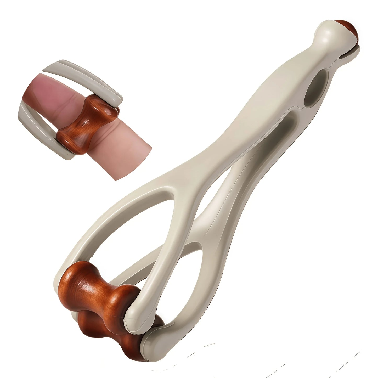 Finger Massager Solid Wood Finger Massage Roller