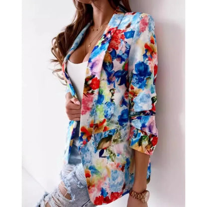 Women's Floral Printed Suit