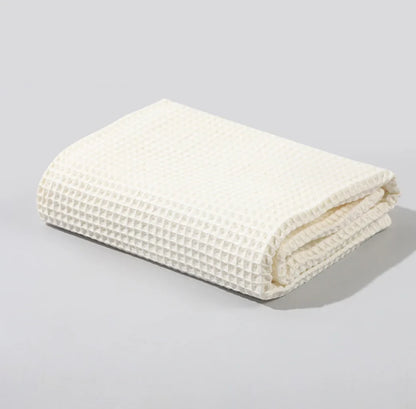 Newborn Baby Blanket for Girls Boys Swaddle Wrap Waffle Soft Cotton Soft Receiving Baby Blanket Toddler Crib Blanket Essentials Stuff