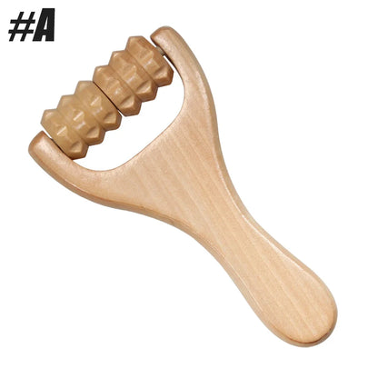 1Pcs  Wooden Massage Roller,