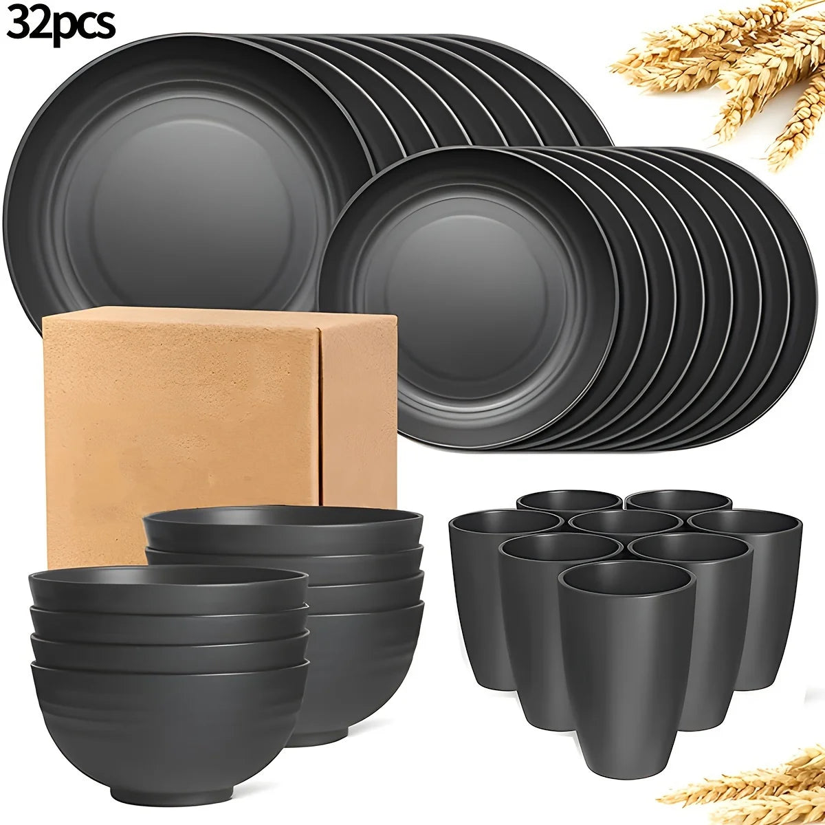 32Pcs Tableware Set