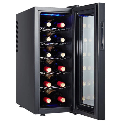 8/12-Bottle Wine Cooler | Compact Peltier-Type Countertop Wine Cooler |