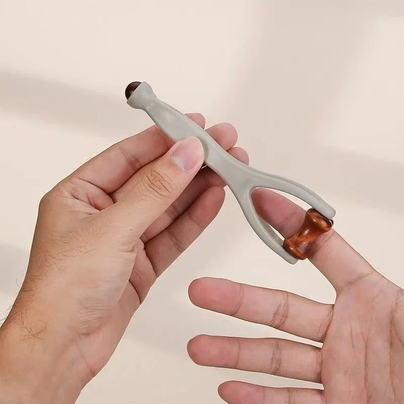 Finger Massager Dual-Row Roller Design Easy Use Relieve Finger Fatigue
