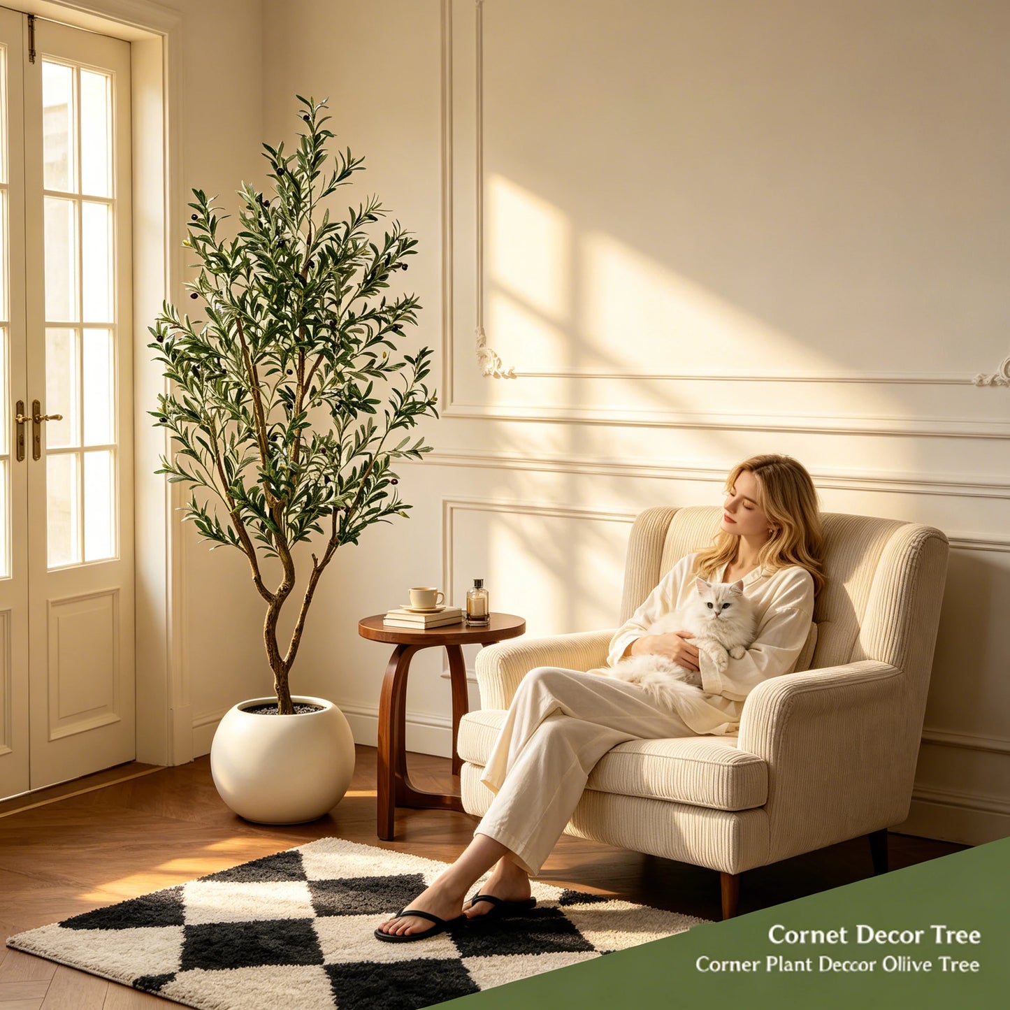 Artificial Indoor Olive Tree