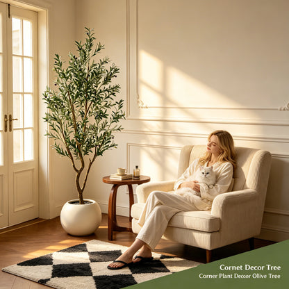 Artificial Indoor Olive Tree