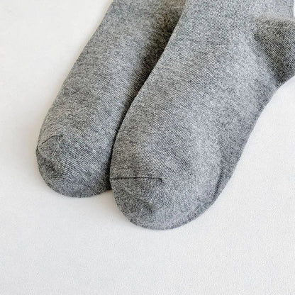 Women Stockings College Style Knitted Cotton Knee Socks