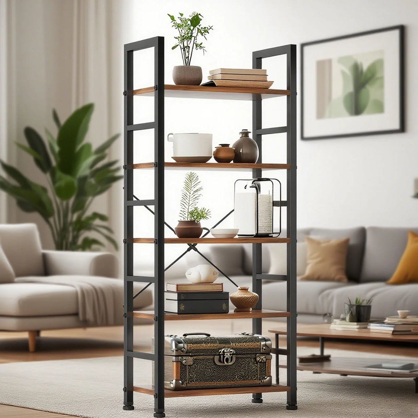 5 Tier Bookshelves