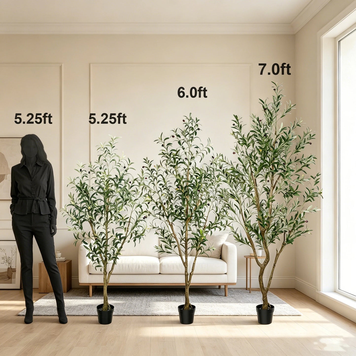 Artificial Indoor Olive Tree