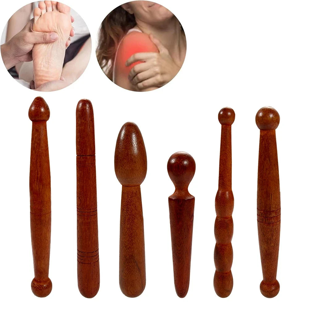 1PCS Wood Foot Massage
