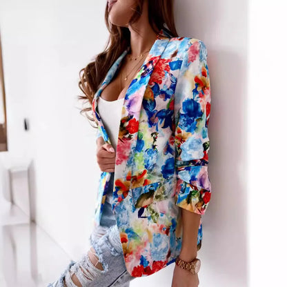 Women's Floral Printed Suit