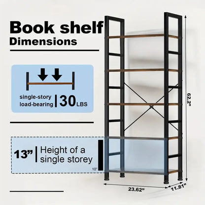 5 Tier Bookshelves