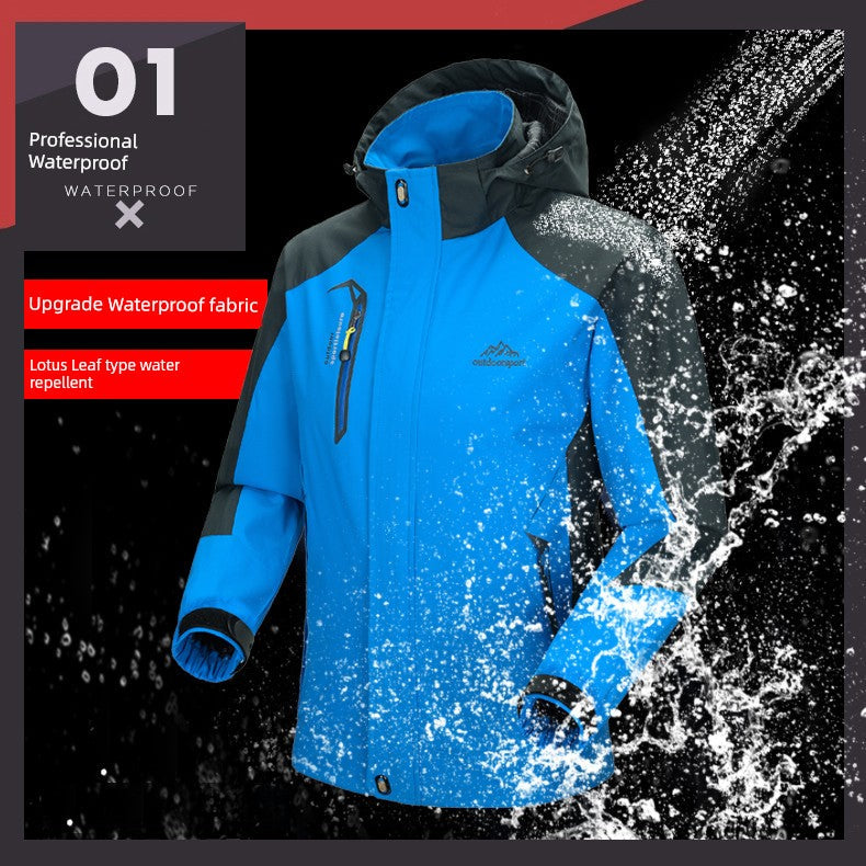 Women Thin Outdoor Waterproof All Year Round Shell Jacket