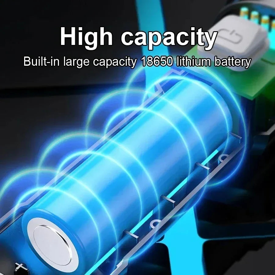 100000LM Super Bright Flashlight Rechargeable LED Torch Long Range