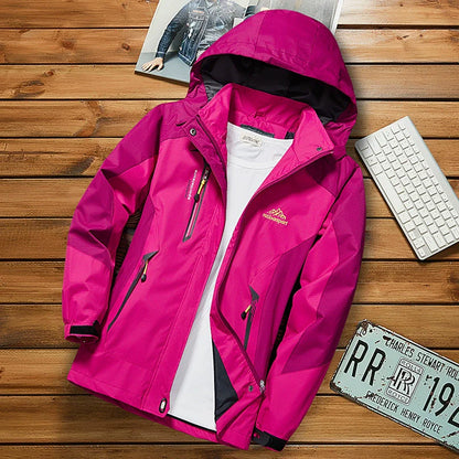 Women Thin Outdoor Waterproof All Year Round Shell Jacket