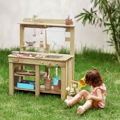 DuoPlay Outdoor Play Kitchen for Kids