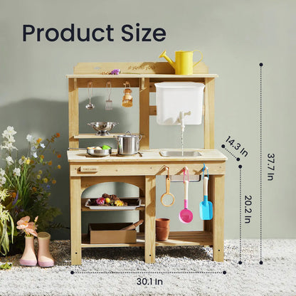 DuoPlay Outdoor Play Kitchen for Kids