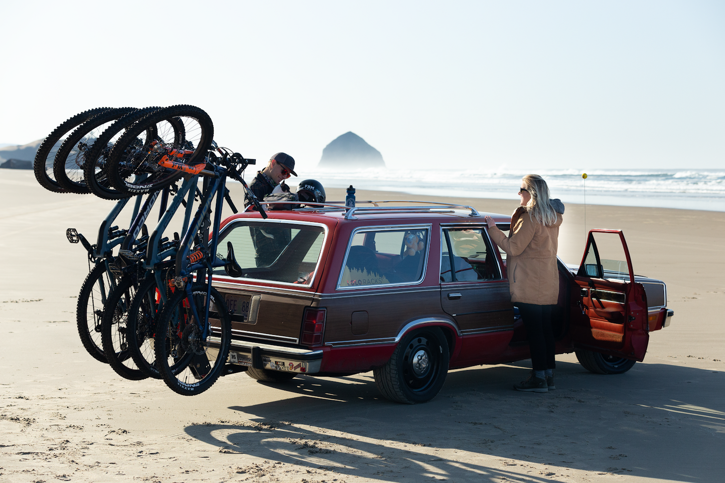 Vertical 4 Bike Rack
