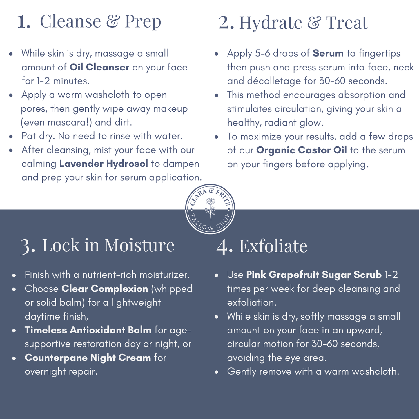 Tallow-Based Oil Cleanser