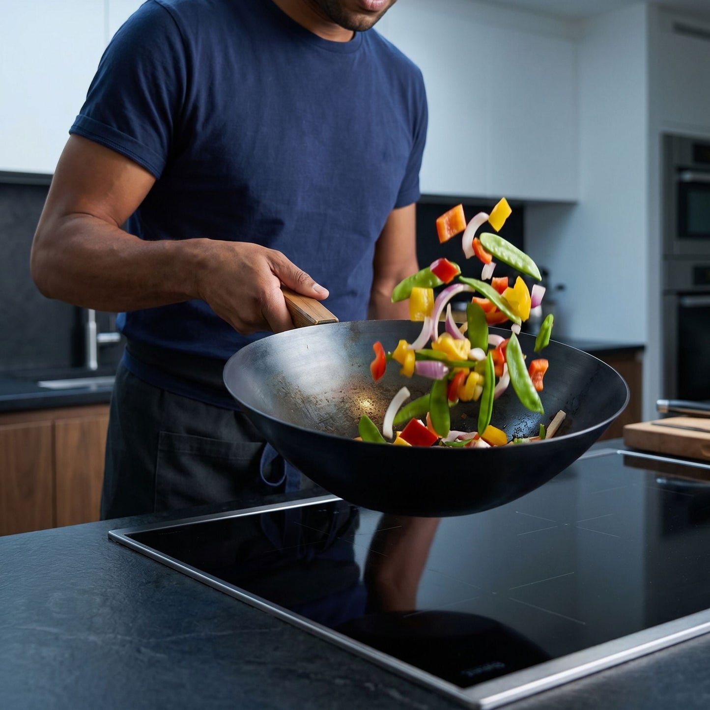 Carbon Steel Wok, 12"