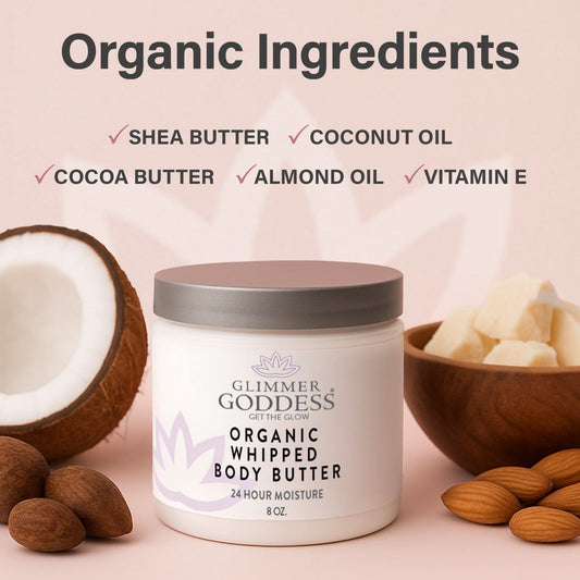 Glimmer Goddess Organic Whipped Body Butter - Lemon Verbena