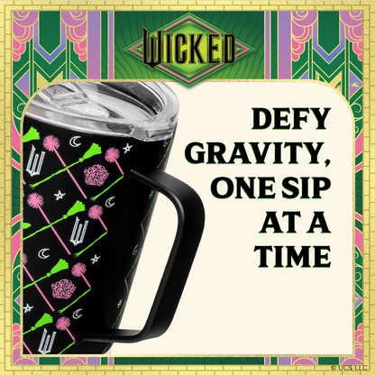 Wicked Black Stainless Steel Camp Mug - 12 oz
