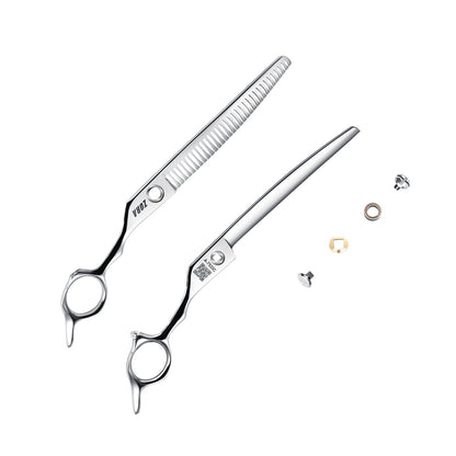 Pet Grooming Curved Blender Shear