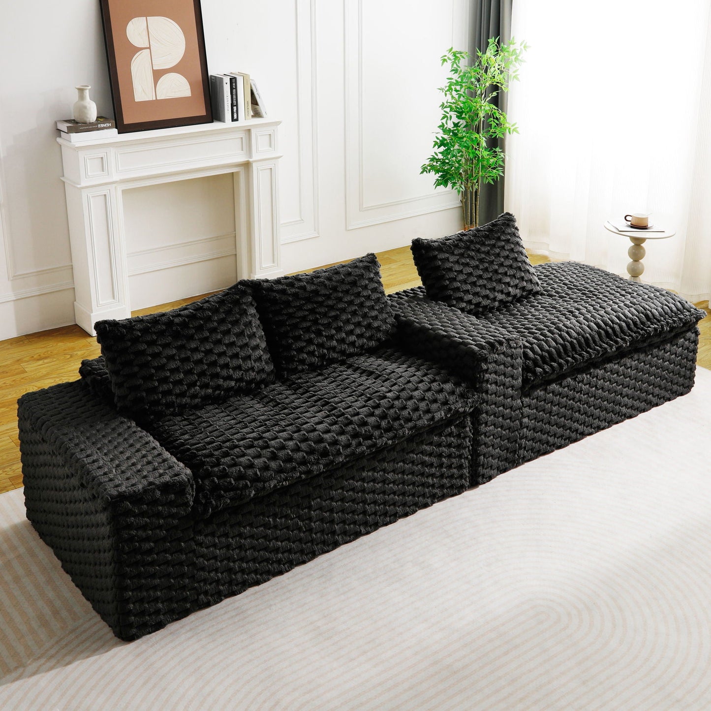 Modular Sofa With Chaise Lounge
