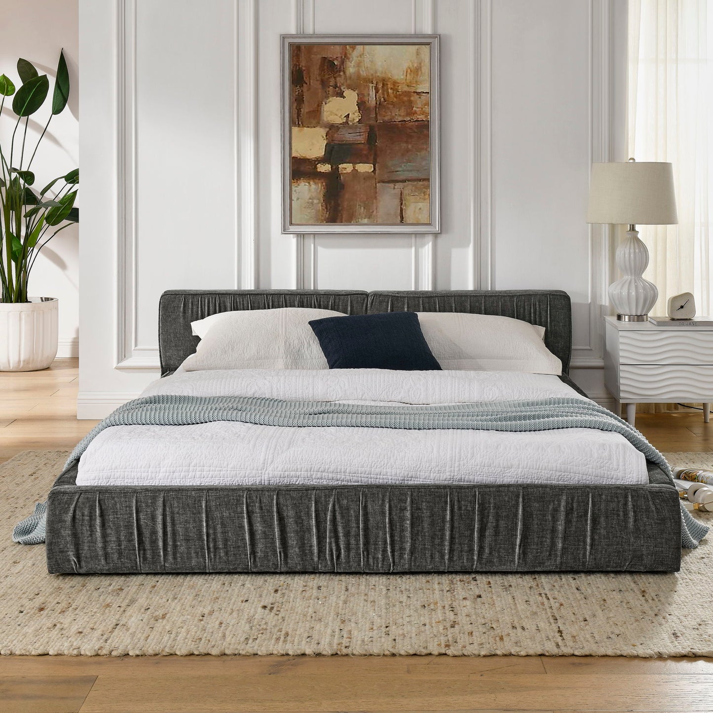Modern Upholstered Platform Bed