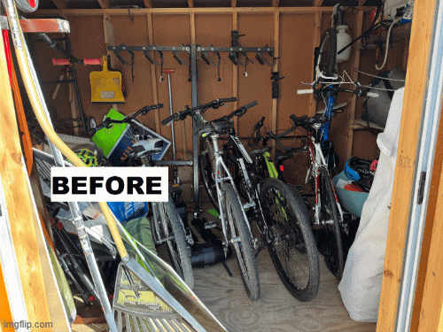 Wall Hanging Kit for 4 or 6 bike rack