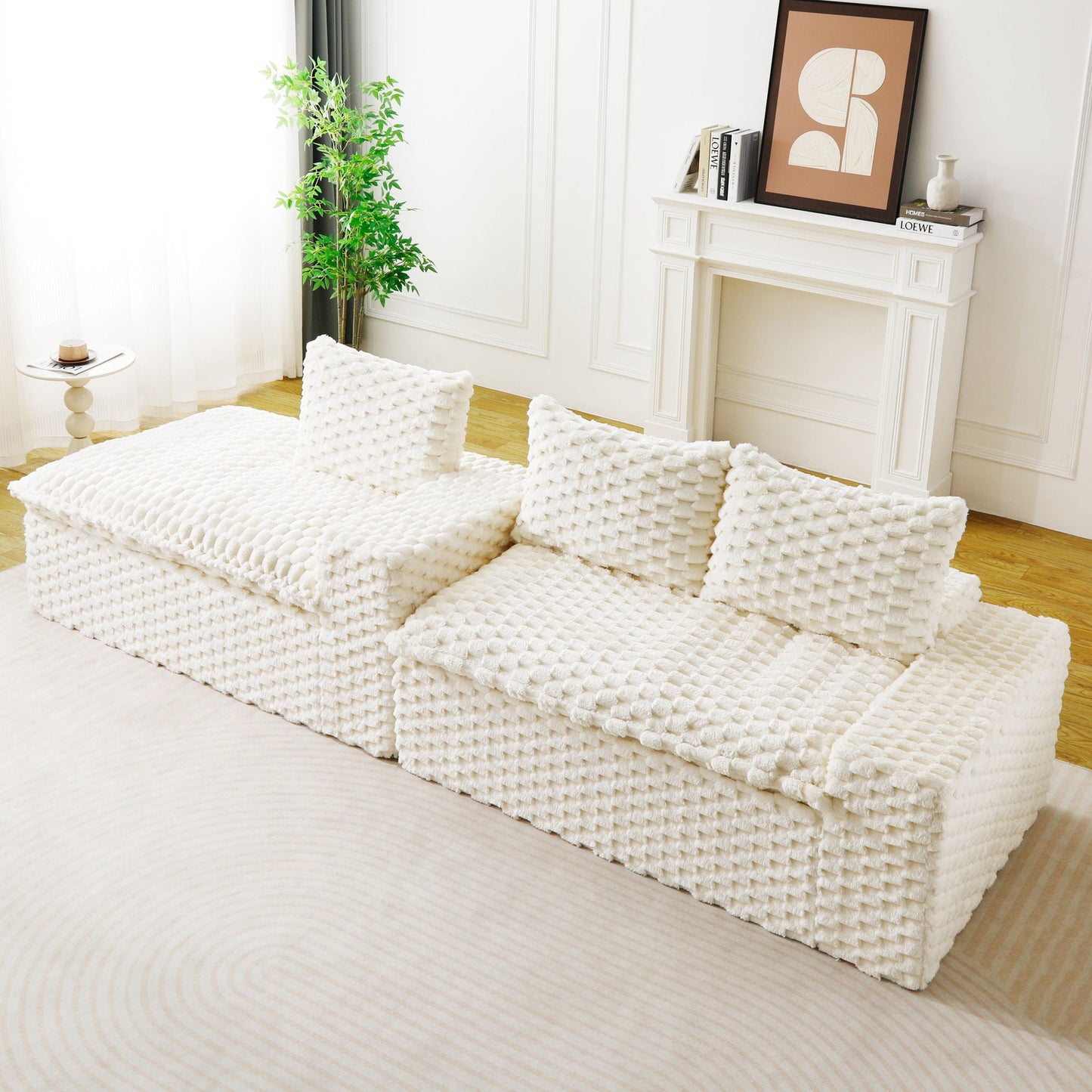 Modular Sofa With Chaise Lounge