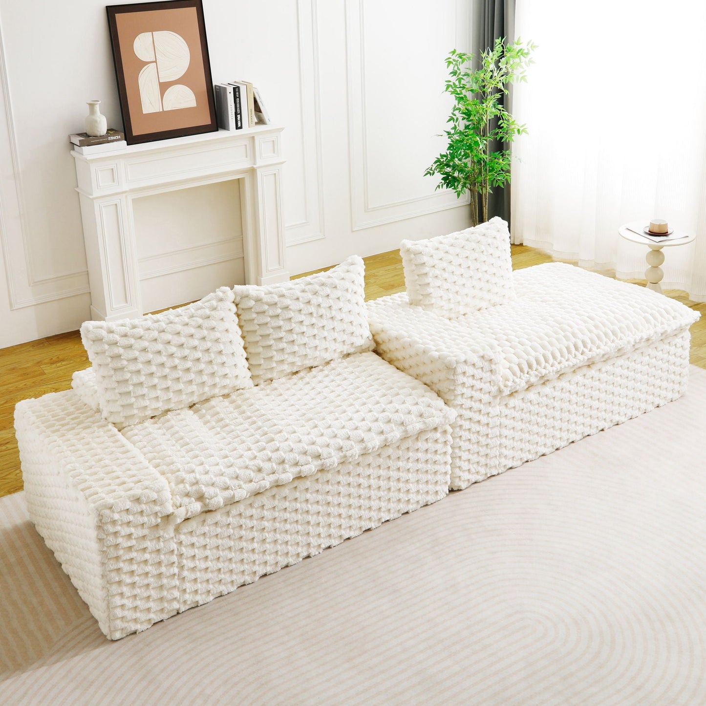 Modular Sofa With Chaise Lounge