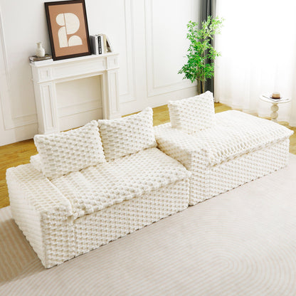 Modular Sofa With Chaise Lounge