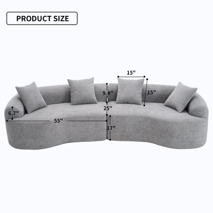4 Seater Fabric Sofa