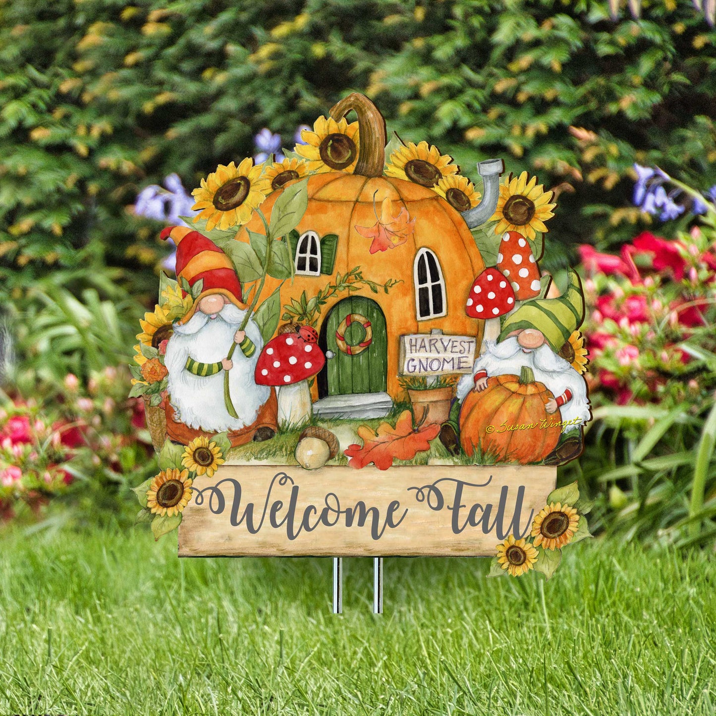 Outdoor Garden Stake Fall Decoration
