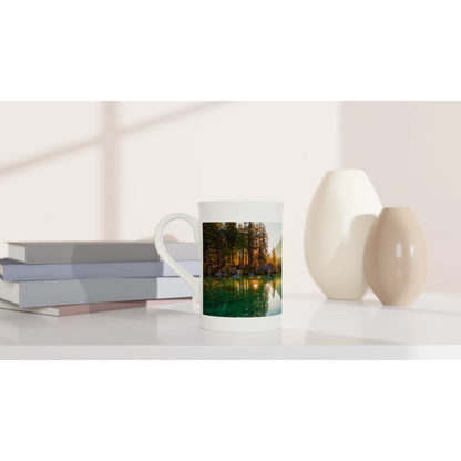 White 10oz Porcelain Slim Mug