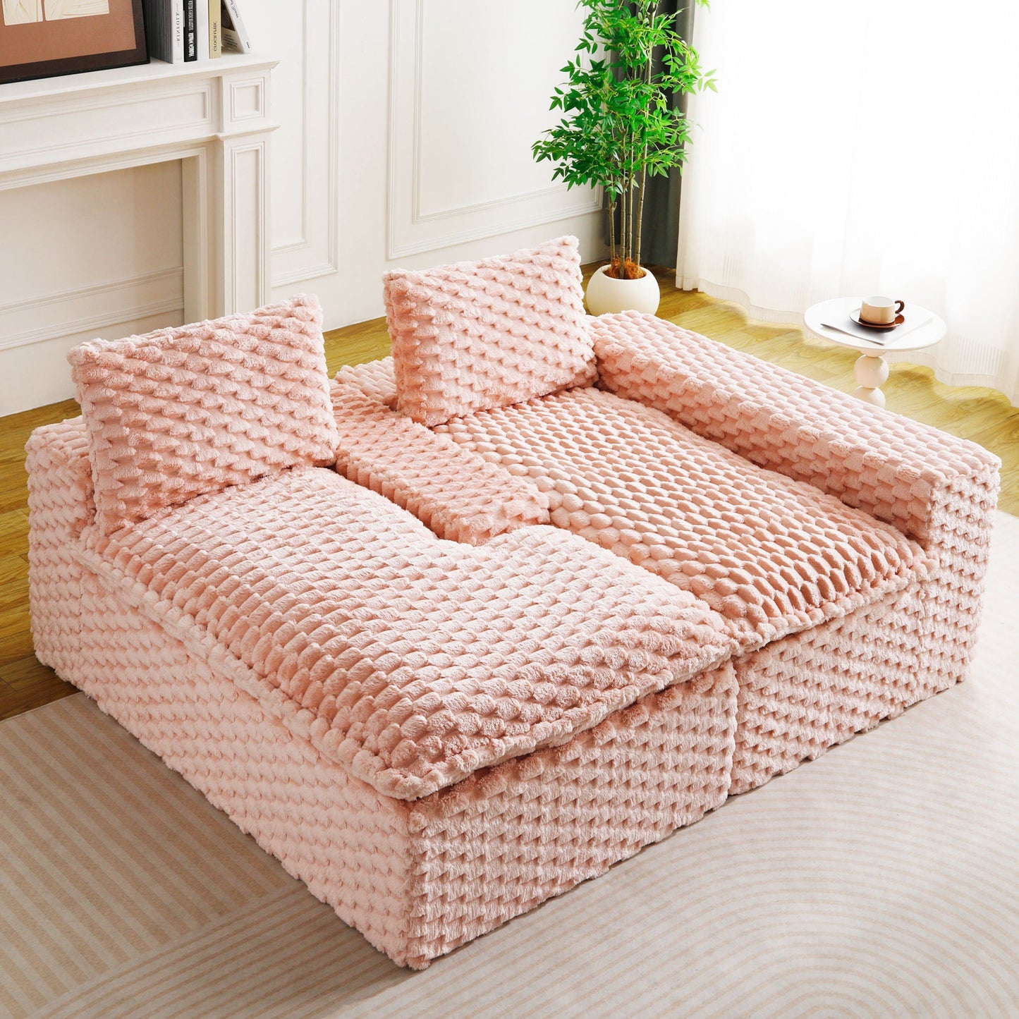 Modular Sofa With Chaise Lounge