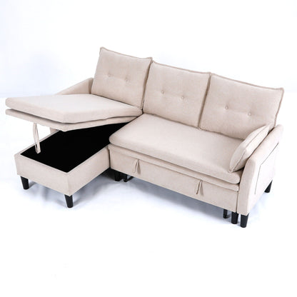 L-Shaped Reversible Chaise Sectional Sofa