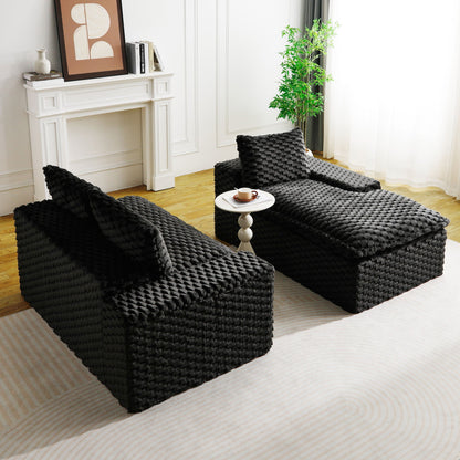 Modular Sofa With Chaise Lounge