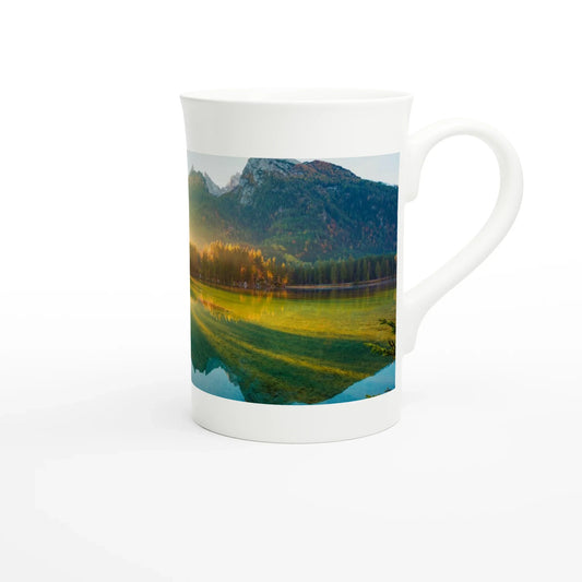 White 10oz Porcelain Slim Mug