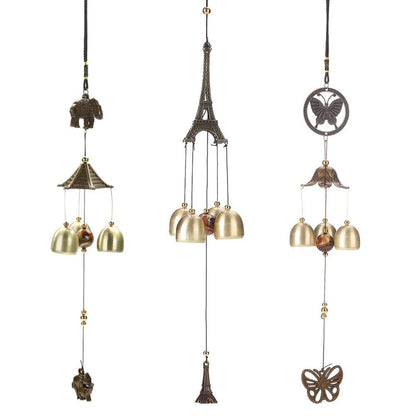 Carillon Outdoor Living Wind Chimes Garden Tubes Bells Copper 3 Bells Living