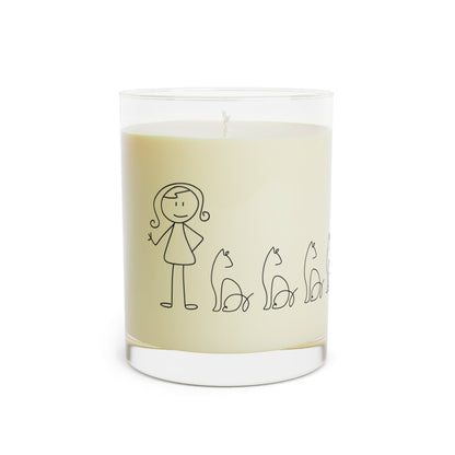 Stick Cat Lady Candle | Sassy Cat Lover Soy Candle
